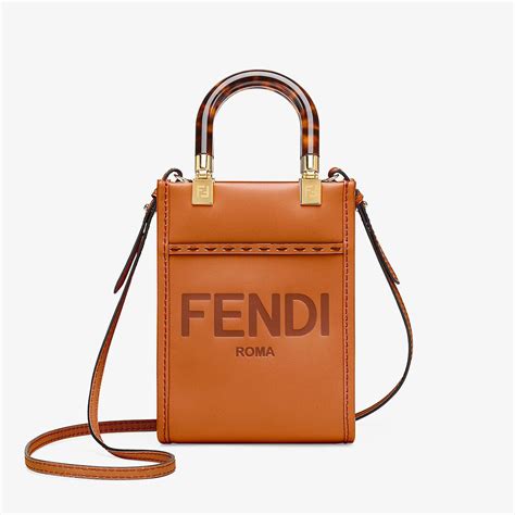 fendi mini bag logo|fendi mini shopper bag.